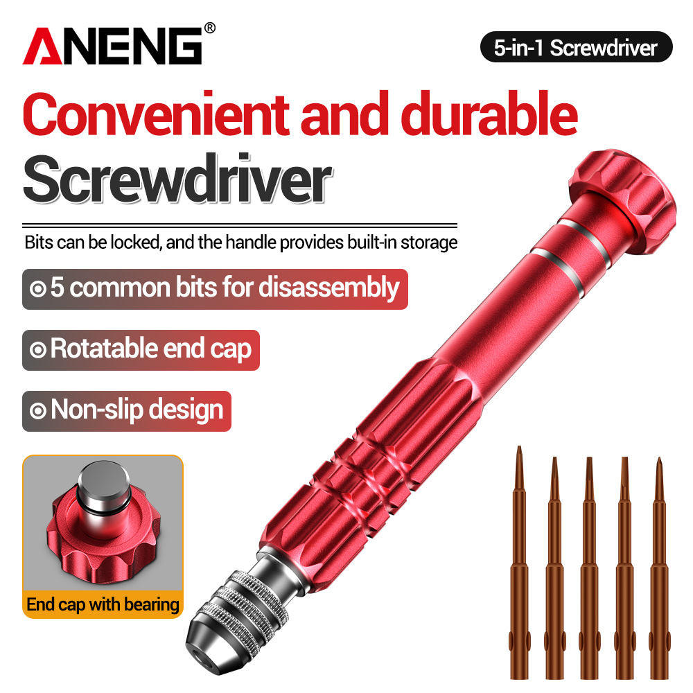 Electronics Repair Technician - ANENG 5-in-1 Magnetic Precision Screwdriver Set