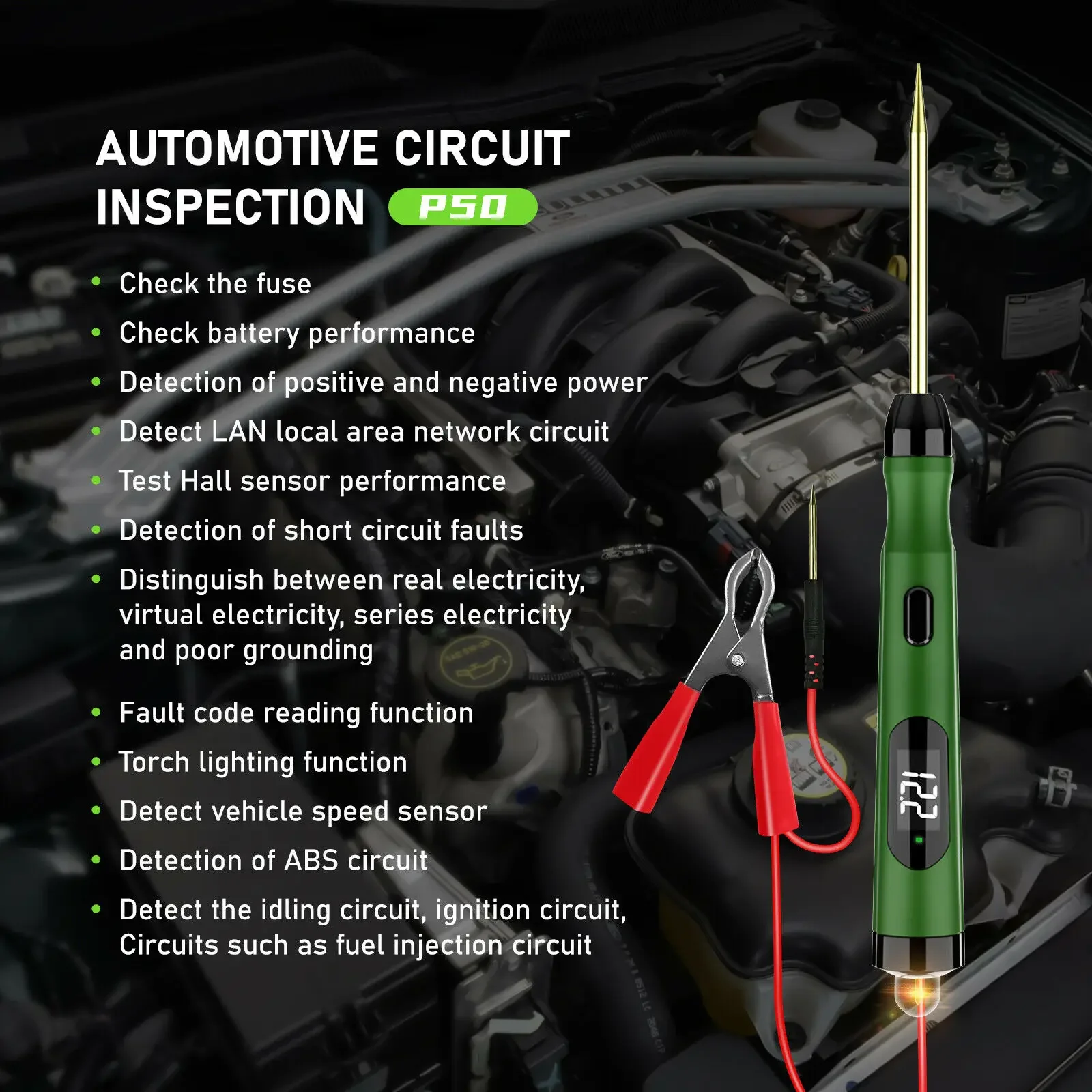 Voltage Test Pen P50 Car Elect - Circuit Test Pencil ulasan dan harga