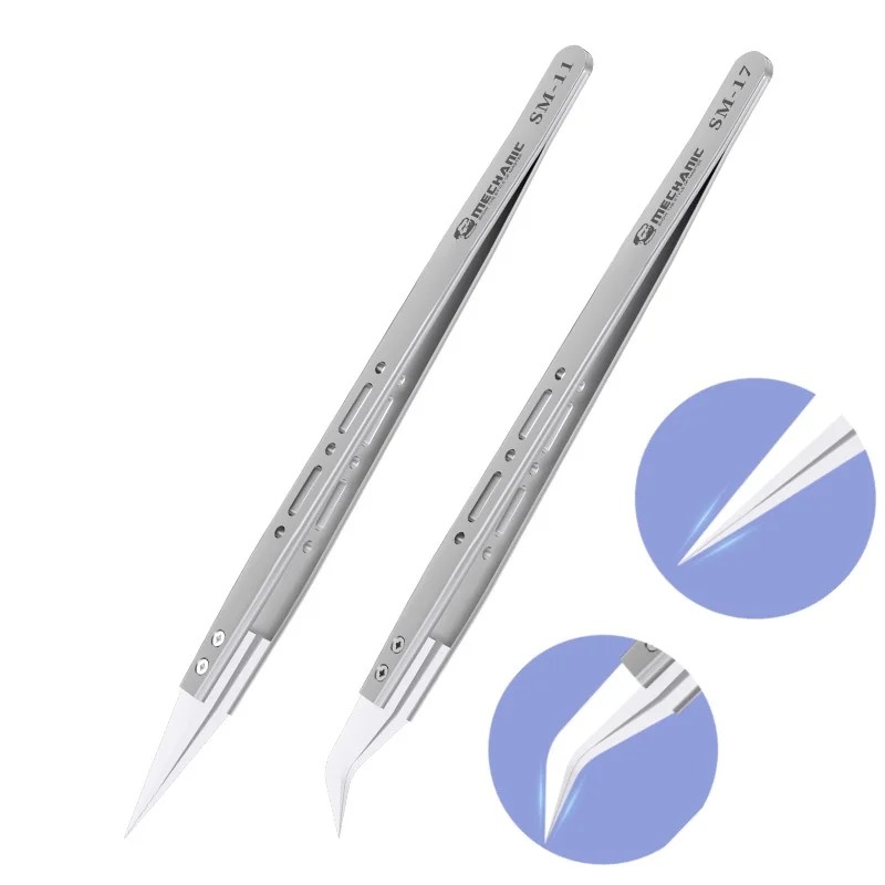 Mechanic S-grade Ceramic Tweez - Electronic Repair Tutorial ulasan dan harga