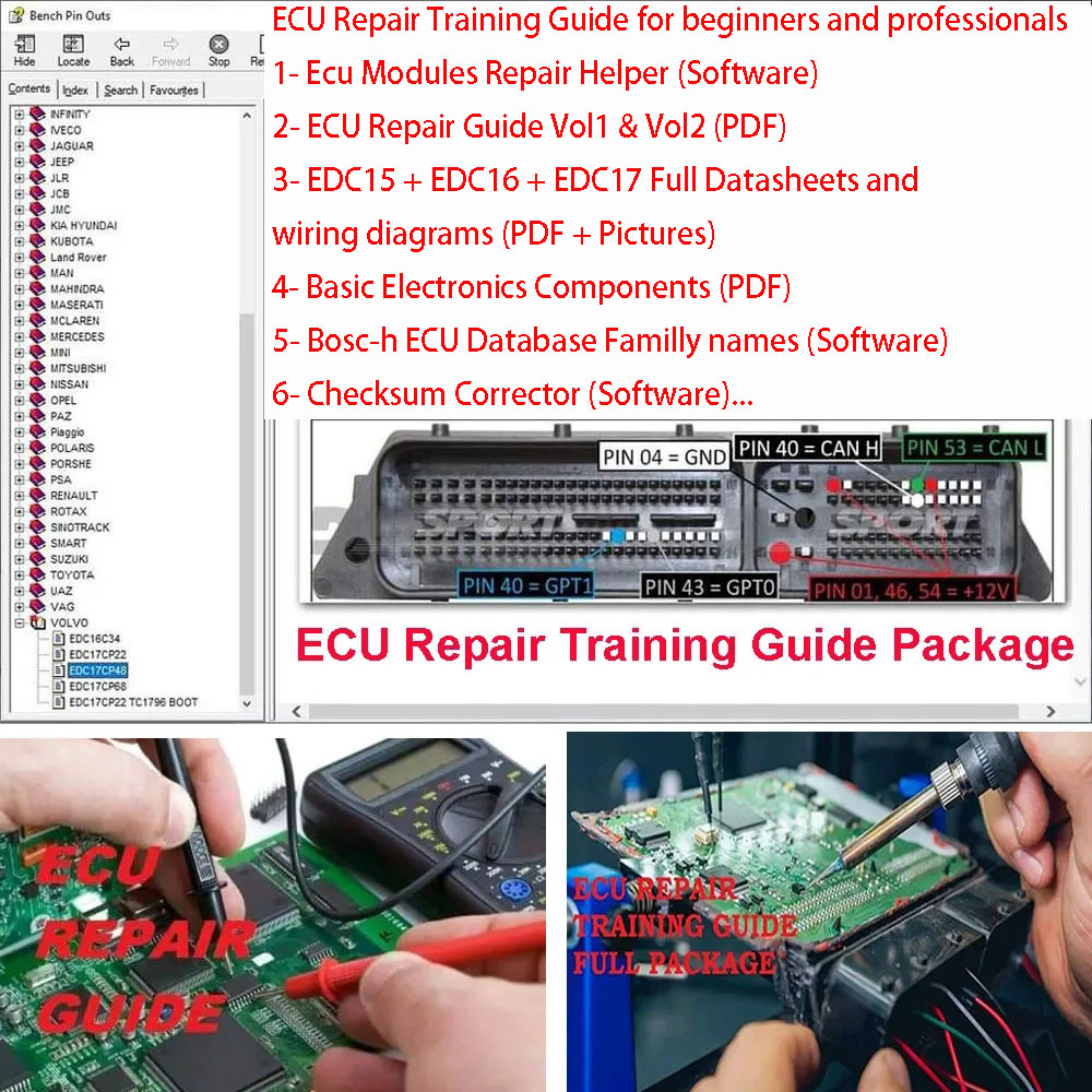 ECU Repair Training Guide ECU  - Electronics Repair Basics ulasan dan harga