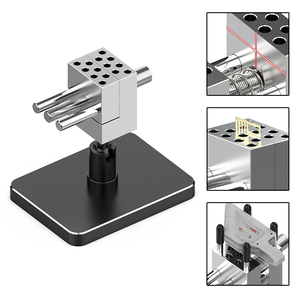 Table Vise 360 Rotating Alumin - Electronics Repair Hobby ulasan dan harga