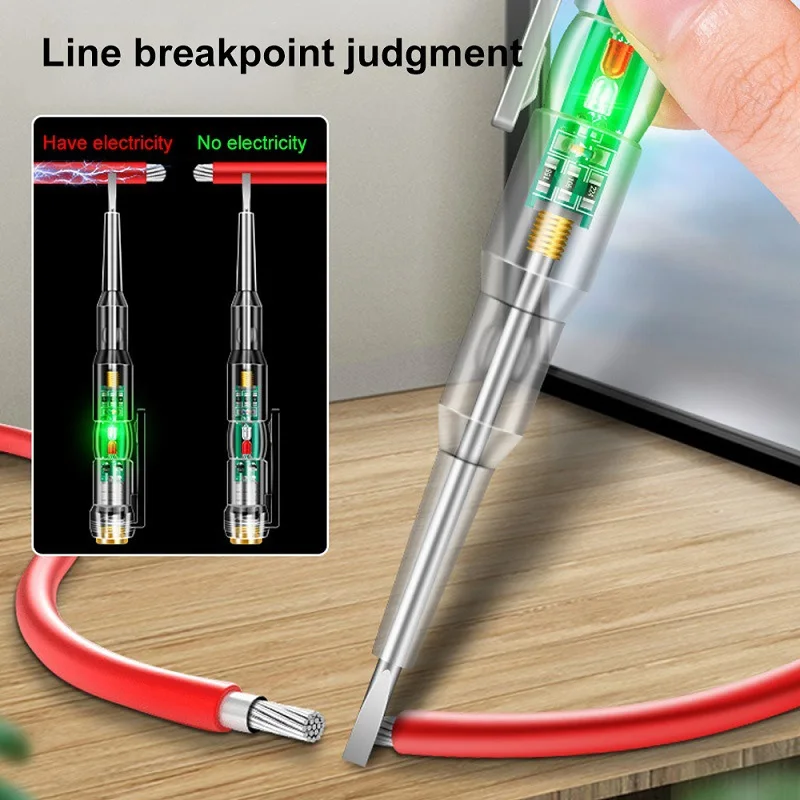1-5pc AC24-250V Intelligent Vo - Circuit Test Pencil ulasan dan harga