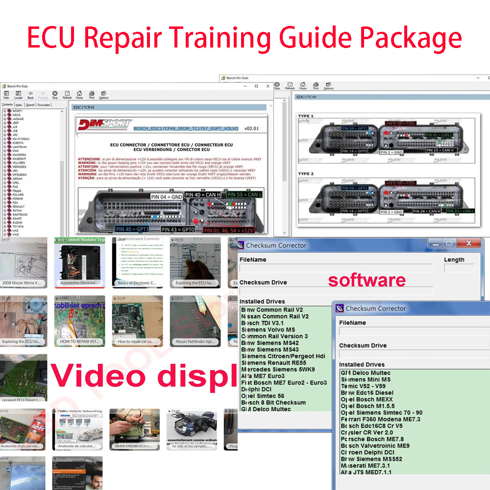 ECU Repair Training Guide Pack - Electronics Repair Basics ulasan dan harga
