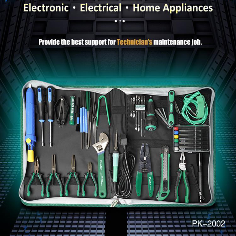 52Pcs Pro'sKit PK-2002B Home E - Electronic Repair Tutorial ulasan dan harga